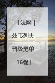 法网｜兹韦列夫晋级男单16强