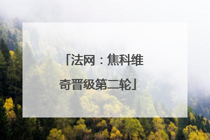 法网：焦科维奇晋级第二轮