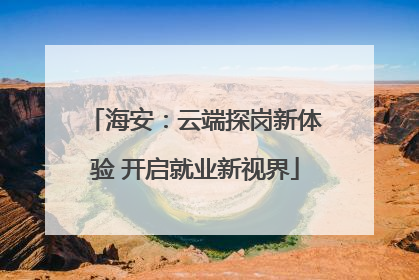 海安：云端探岗新体验 开启就业新视界