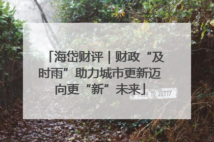 海岱财评｜财政“及时雨”助力城市更新迈向更“新”未来