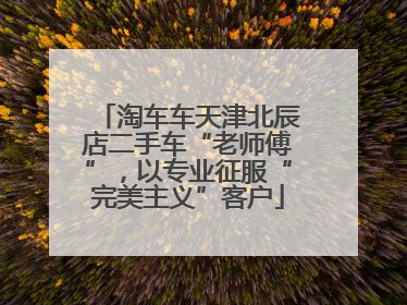 淘车车天津北辰店二手车“老师傅”，以专业征服“完美主义”客户