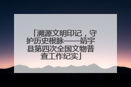 溯源文明印记，守护历史根脉——靖宇县第四次全国文物普查工作纪实