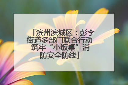 滨州滨城区：彭李街道多部门联合行动 筑牢“小饭桌”消防安全防线