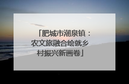 肥城市潮泉镇：农文旅融合绘就乡村振兴新画卷