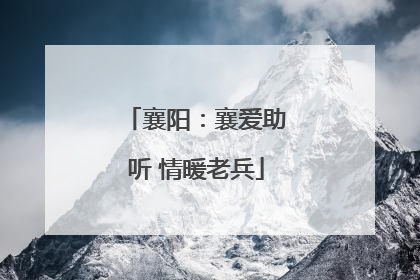 襄阳：襄爱助听 情暖老兵