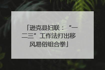 逊克县妇联：“一二三”工作法打出移风易俗组合拳