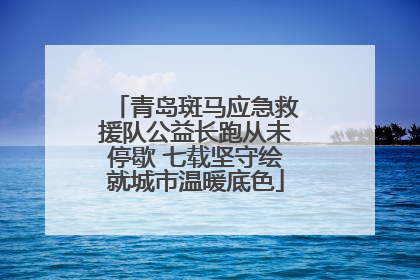 青岛斑马应急救援队公益长跑从未停歇 七载坚守绘就城市温暖底色