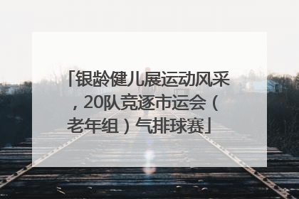 银龄健儿展运动风采，20队竞逐市运会（老年组）气排球赛