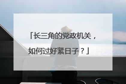 长三角的党政机关，如何过好紧日子？
