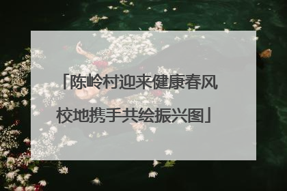 陈岭村迎来健康春风 校地携手共绘振兴图