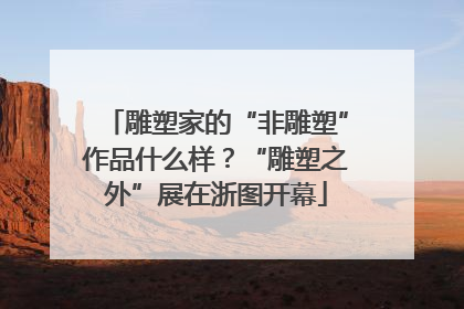 雕塑家的“非雕塑”作品什么样?“雕塑之外”展在浙图开幕