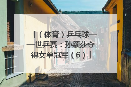 （体育）乒乓球——世乒赛：孙颖莎夺得女单冠军（6）