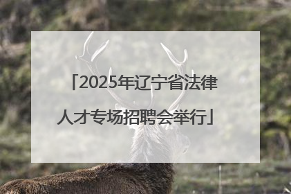 2025年辽宁省法律人才专场招聘会举行