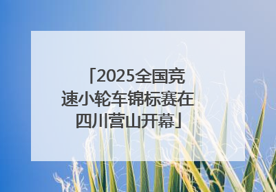 2025全国竞速小轮车锦标赛在四川营山开幕