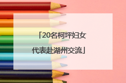 20名柯坪妇女代表赴湖州交流