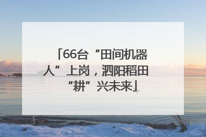 66台“田间机器人”上岗，泗阳稻田“耕”兴未来