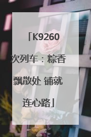 K9260次列车：粽香飘散处 铺就连心路